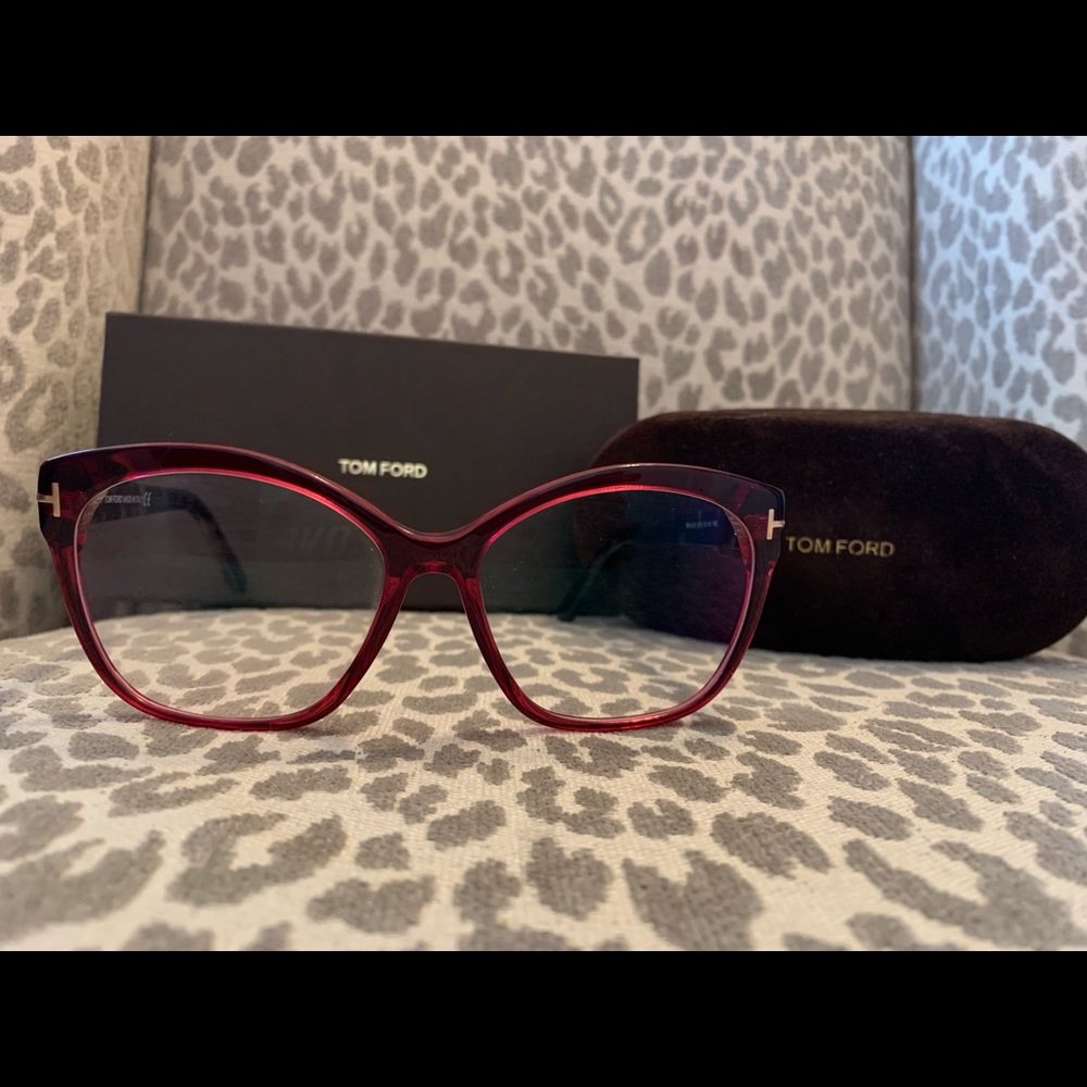 Authentic Tom Ford Soft Square Eyeglasses. - Picture 2 of 7